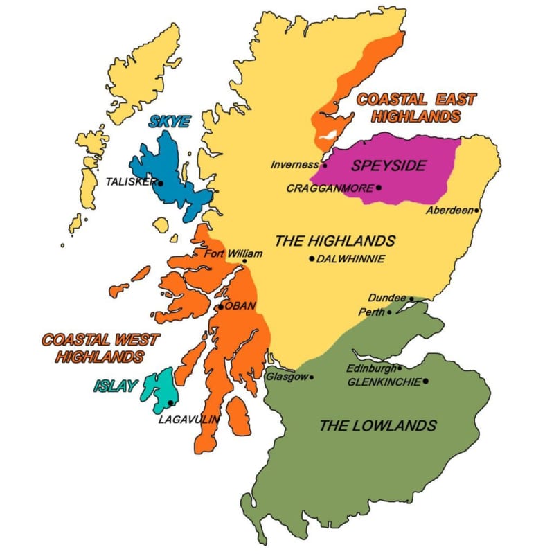 Scotch Whisky Map