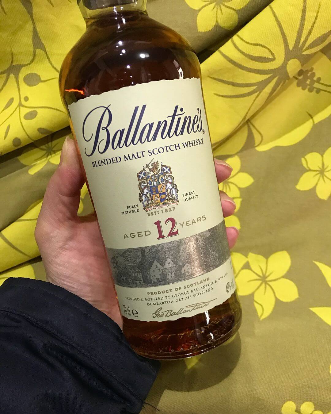 Rượu Whisky Ballantine's 12 Blended Malt