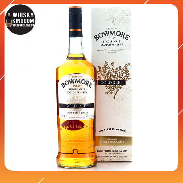 Scotch Whisky Bowmore Gold Reef Finest Oak Casks whiskykingdom.vn