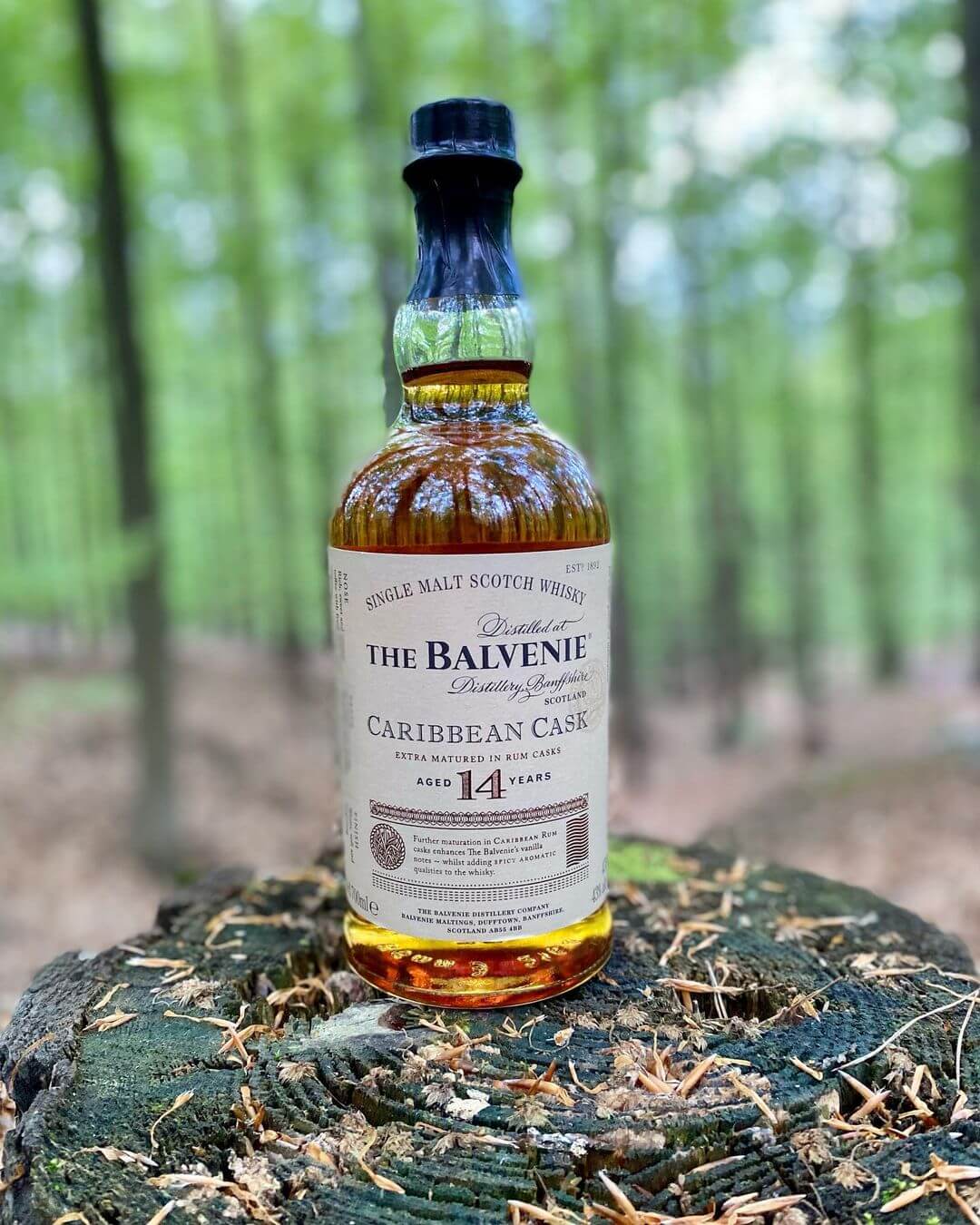 Ruou The Balvenie 14 Caribbean Cask Speyside Single Malt Scotch Whisky