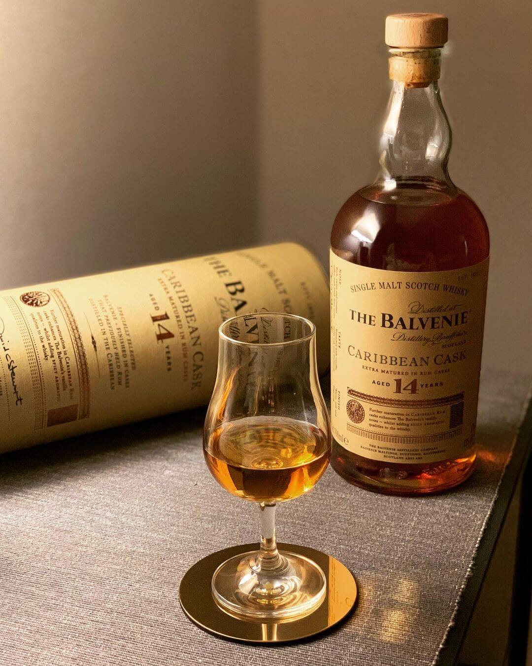The Balvenie 14 Caribbean Cask Speyside Single Malt Scotch Whisky