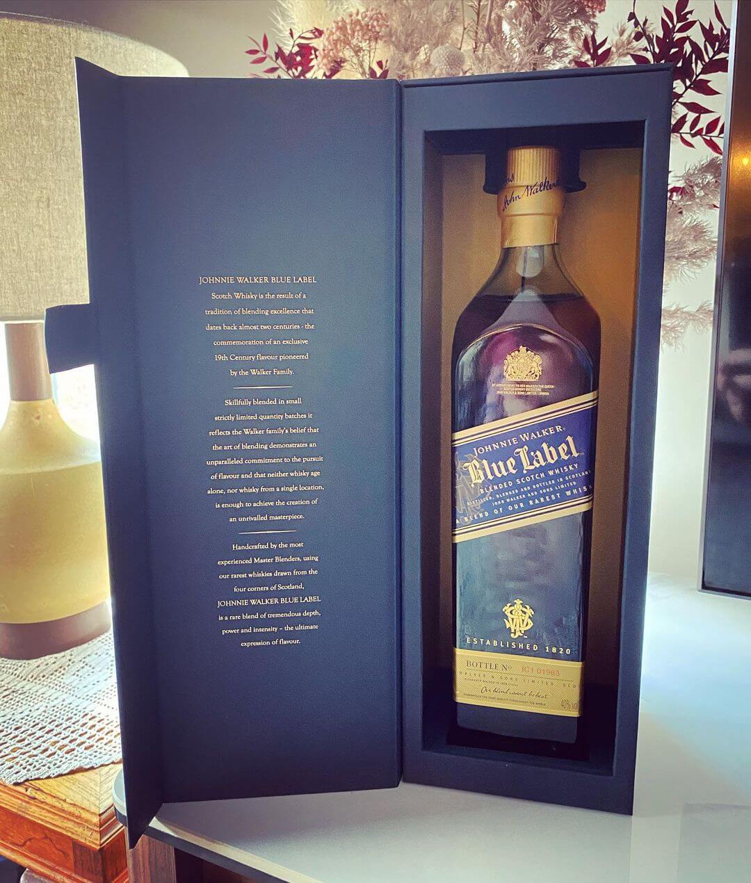 JW Blue Label Blended Scotch Whisky