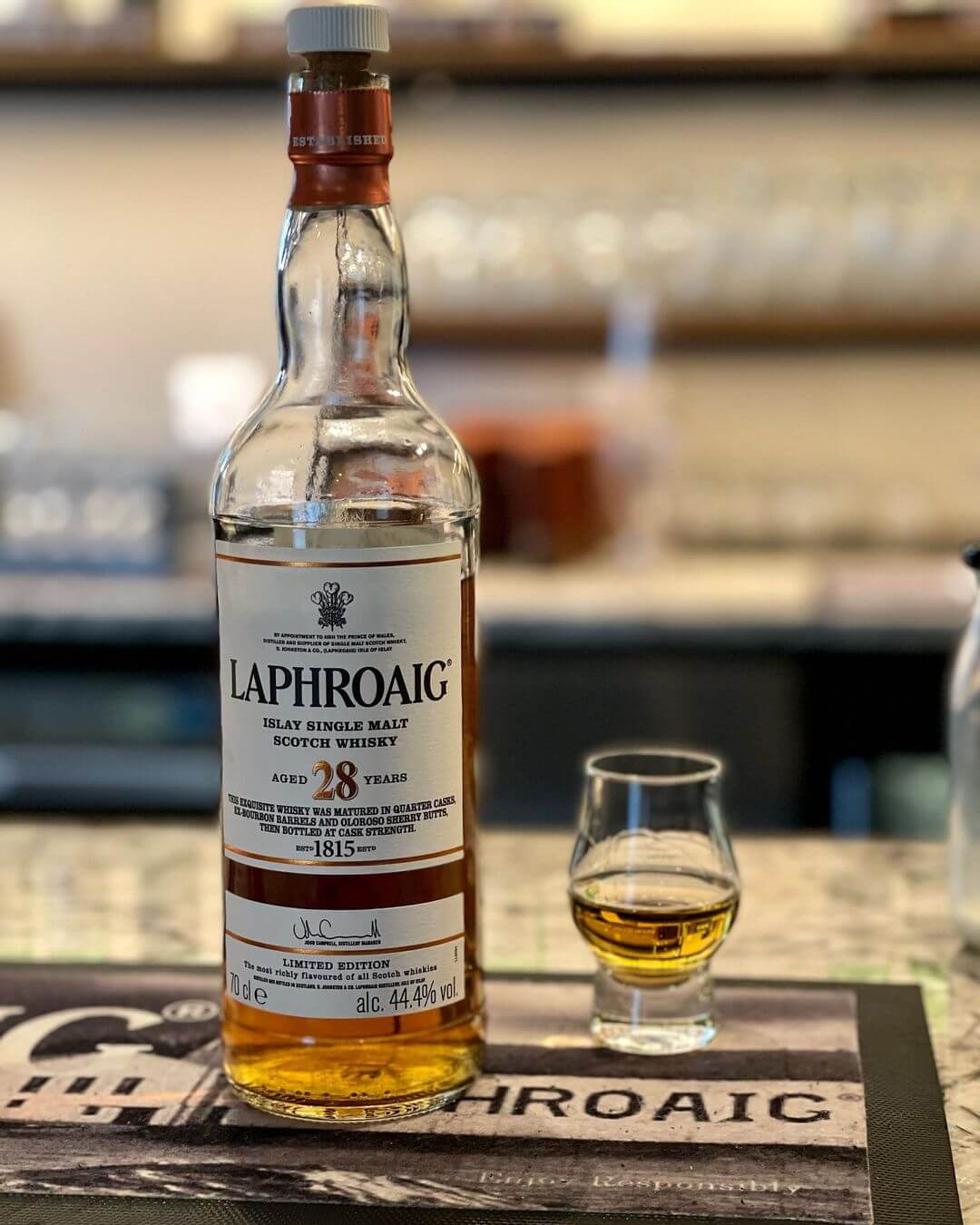 Laphroaig 28 Islay Single Malt Scotch Whisky