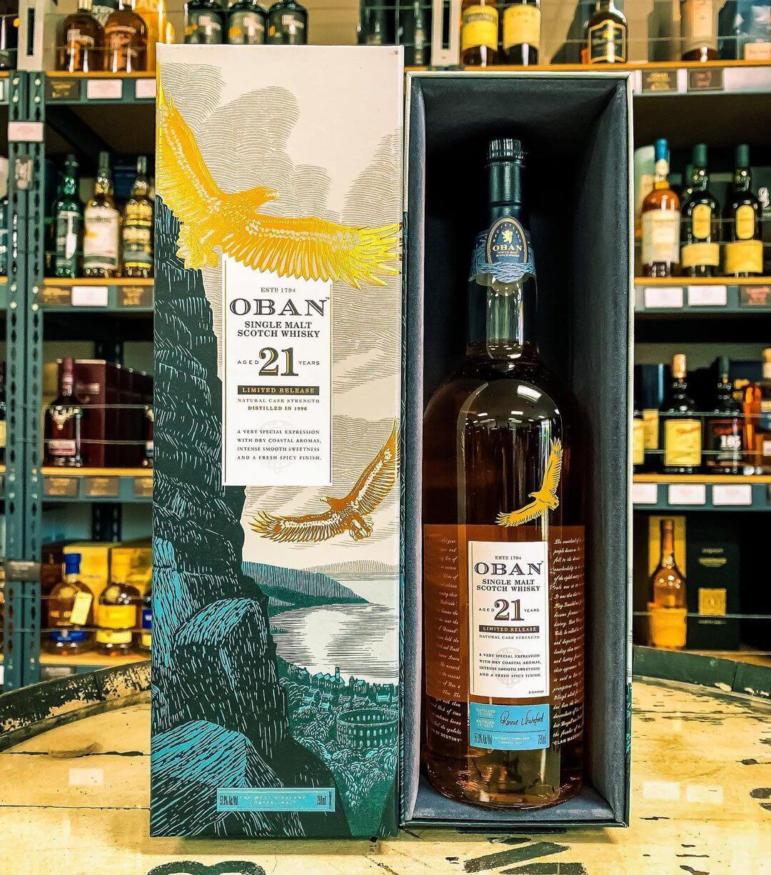 Ruou Oban 21 Highland Single Malt Scotch Whisky