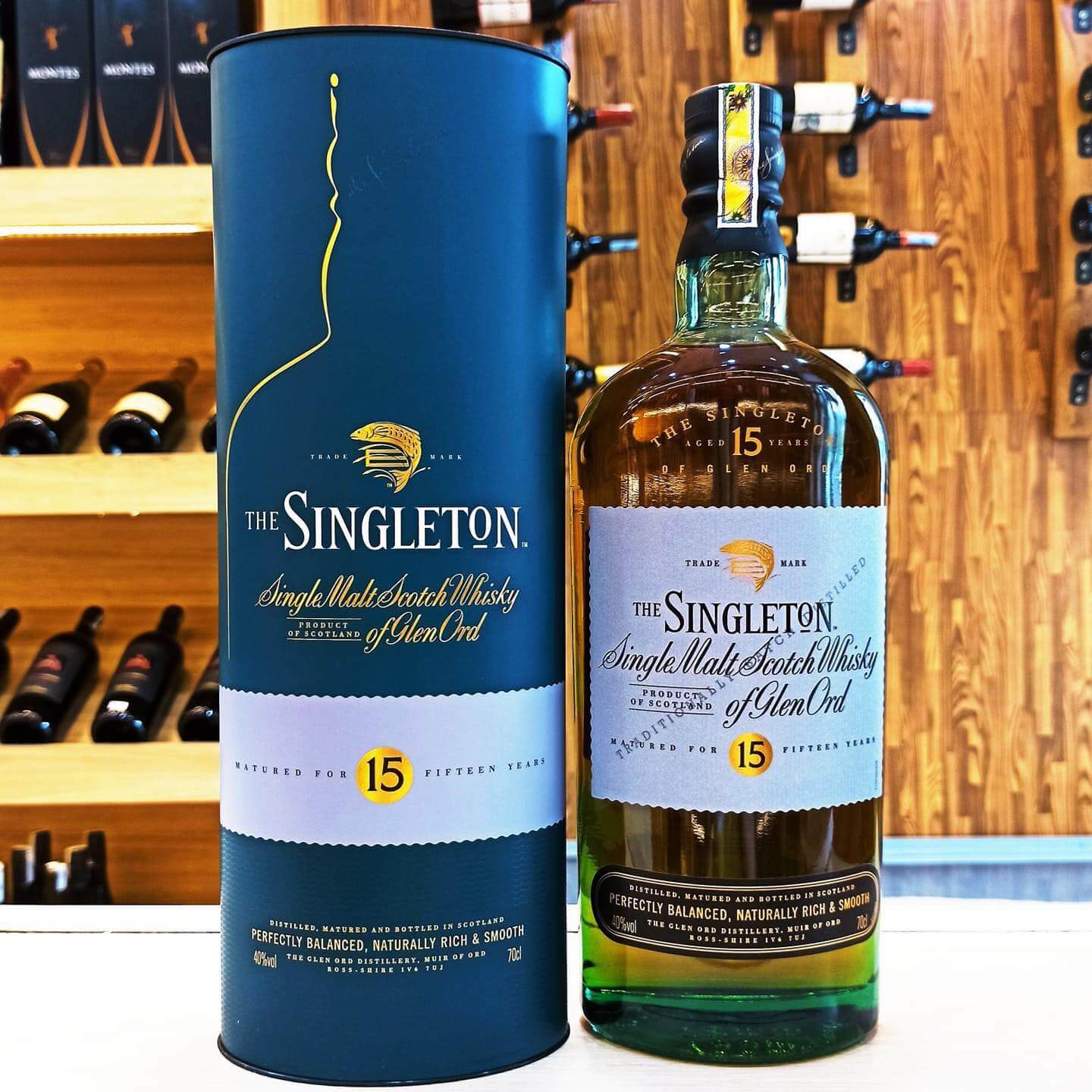 Ruou Singleton 15 Glen Ord Speyside Single Malt Scotch Whisky