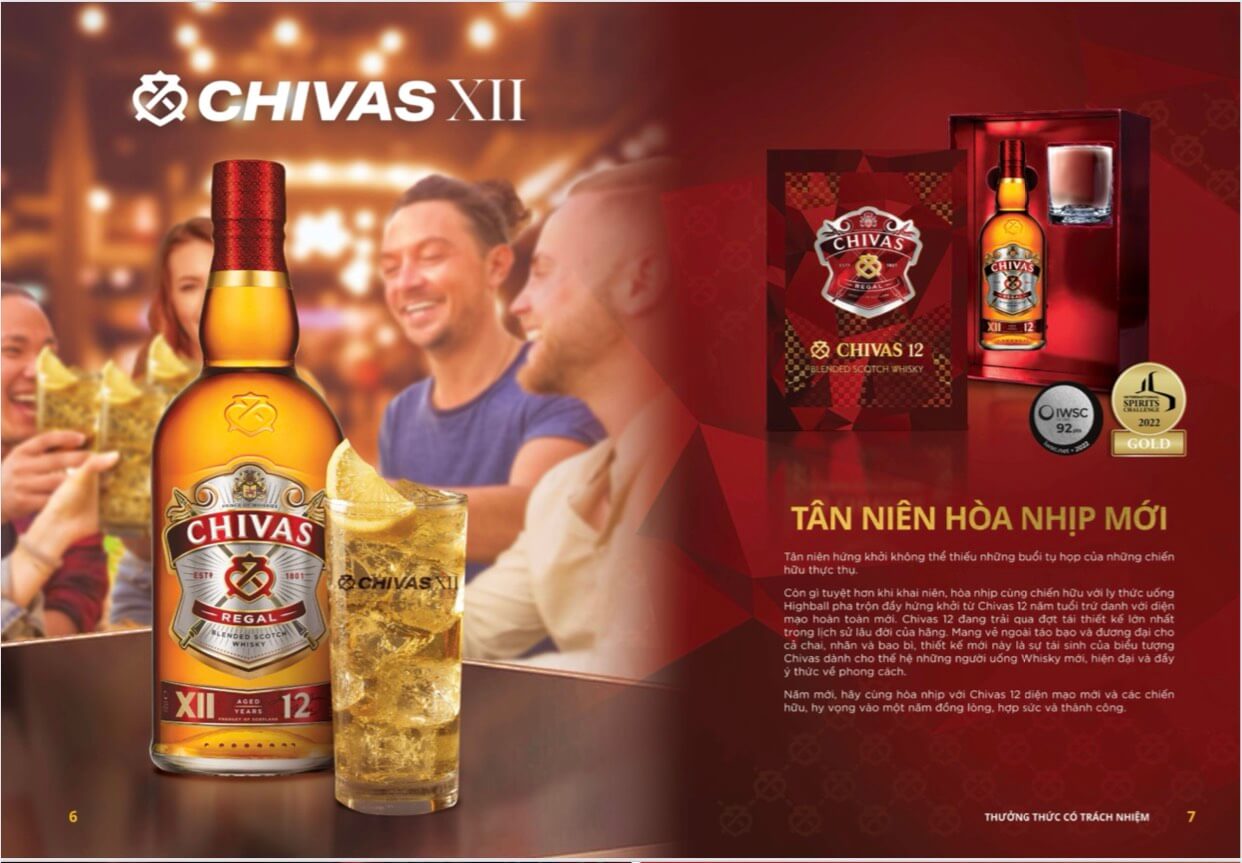 Rượu Chivas 12 Hộp Quà Tết 2023 Blended Scotch Whisky
