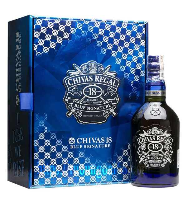 Rượu whisky Chivas 18 Blue Hộp Quà Tết 2023