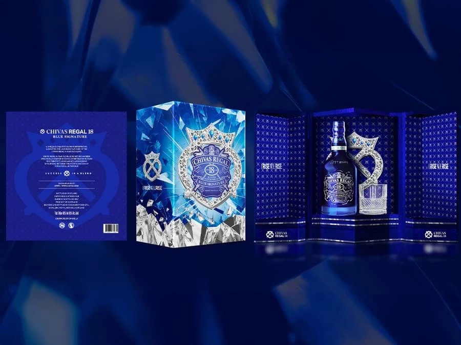 Chivas 18 Blue Hộp quà Tết