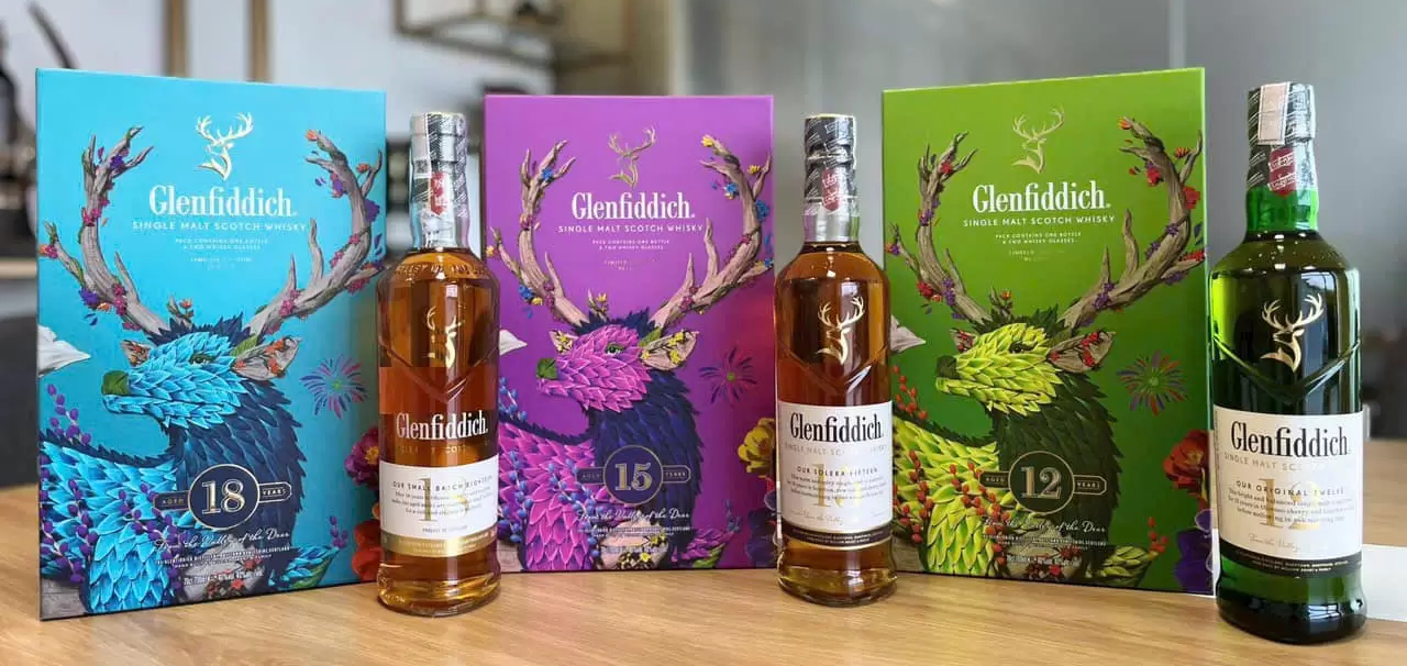 Glenfiddich 15 năm Hộp quà Tết 2025