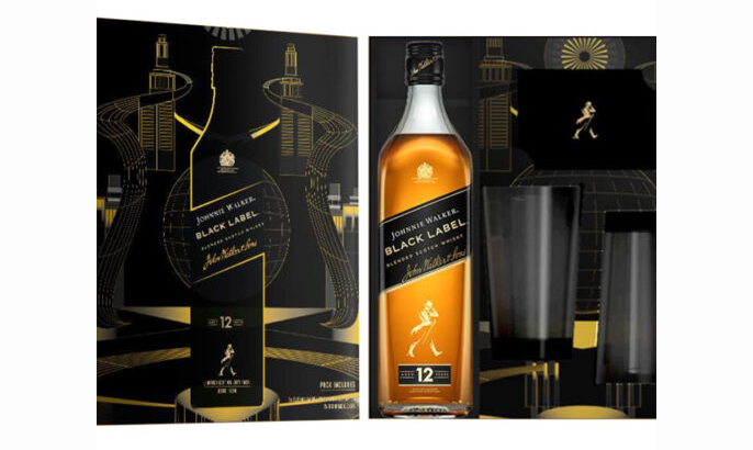 Johnnie Walker Black Hộp quà Tết 2025