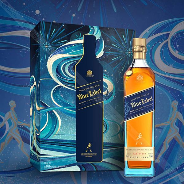 Johnnie Walker Blue Label Hộp quà Tết 2025