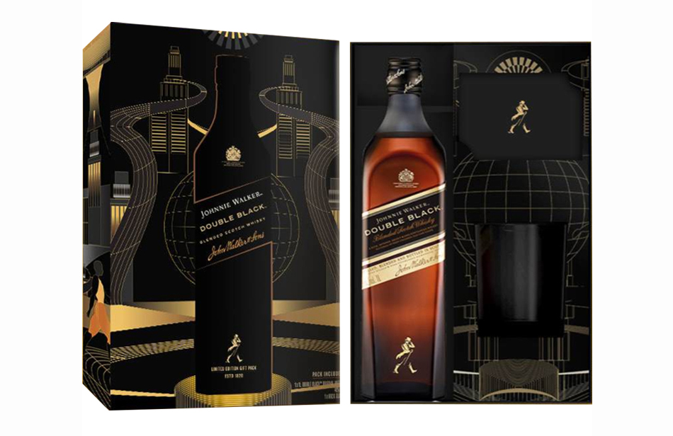 Johnnie Walker Double Black Label Hộp quà Tết 2025