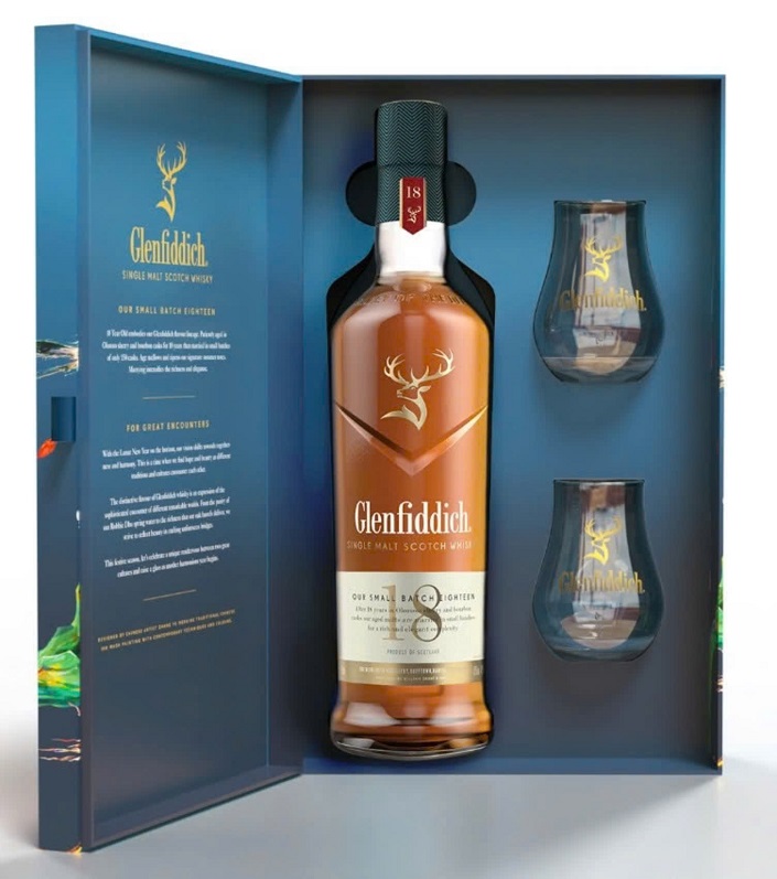 Rượu Glenfiddich 18 Hộp quà Tết 2025