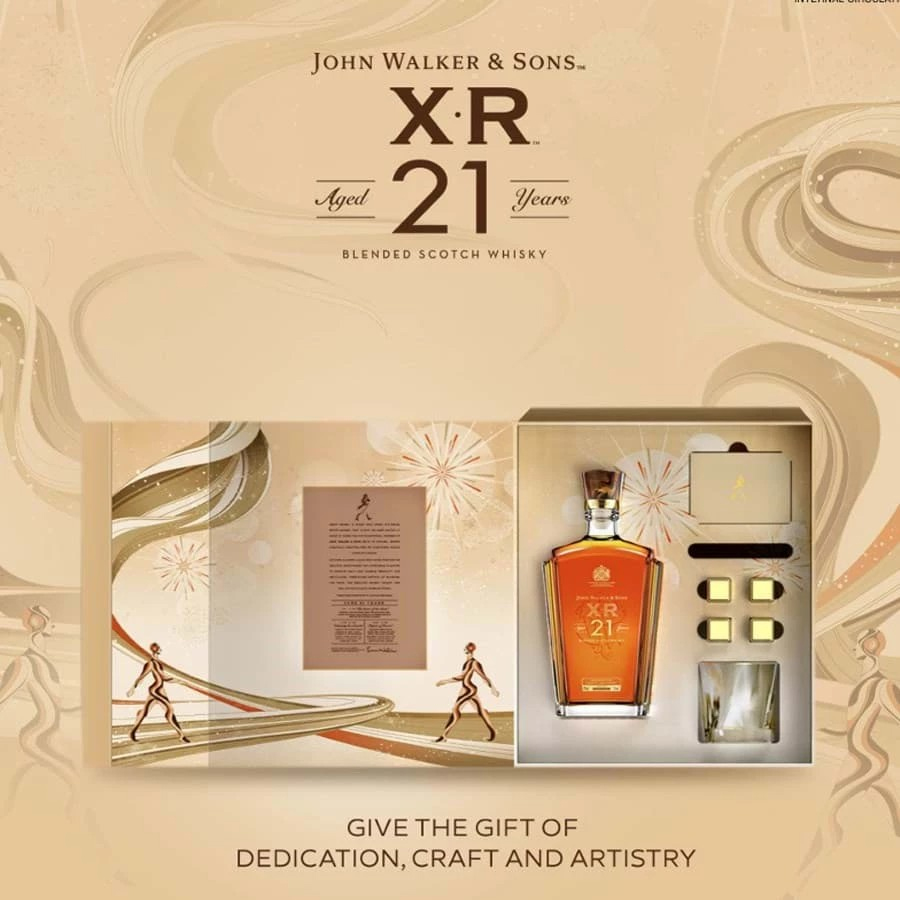 Rượu John Walker & Sons XR 21 Hộp quà Tết 2025