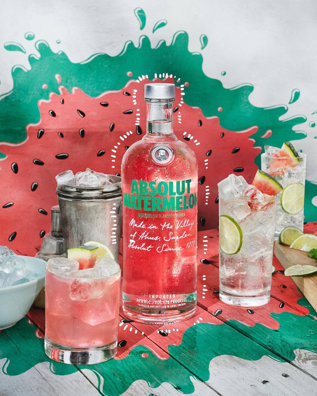 Absolut Watermelon cocktail