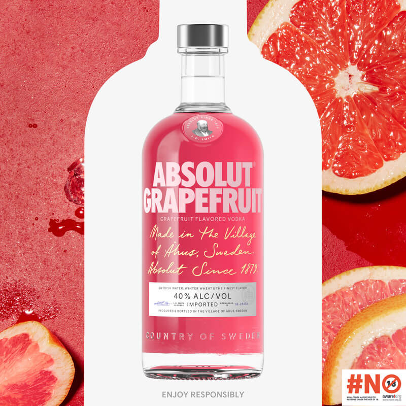 Giá rượu Vodka Absolut Grapefruit