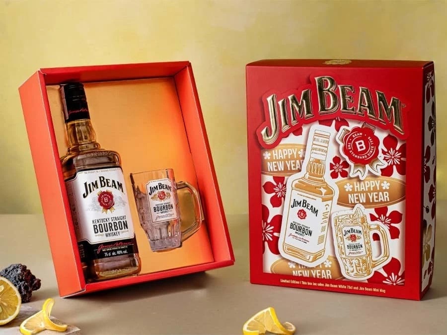 Rượu Jim Beam Hộp quà Tết 2025